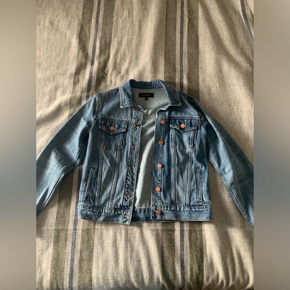 Unworn quince denim jacket